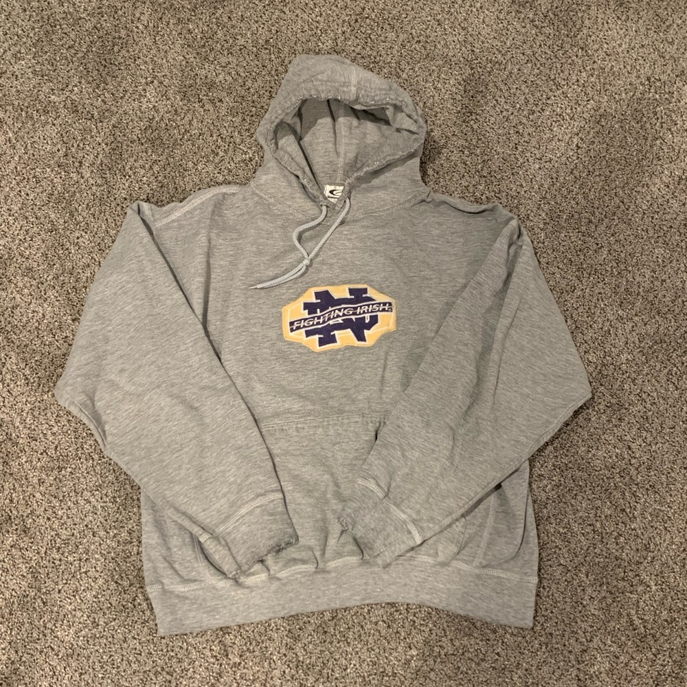 Vintage Notre Dame Hoodie Sweatshirt M